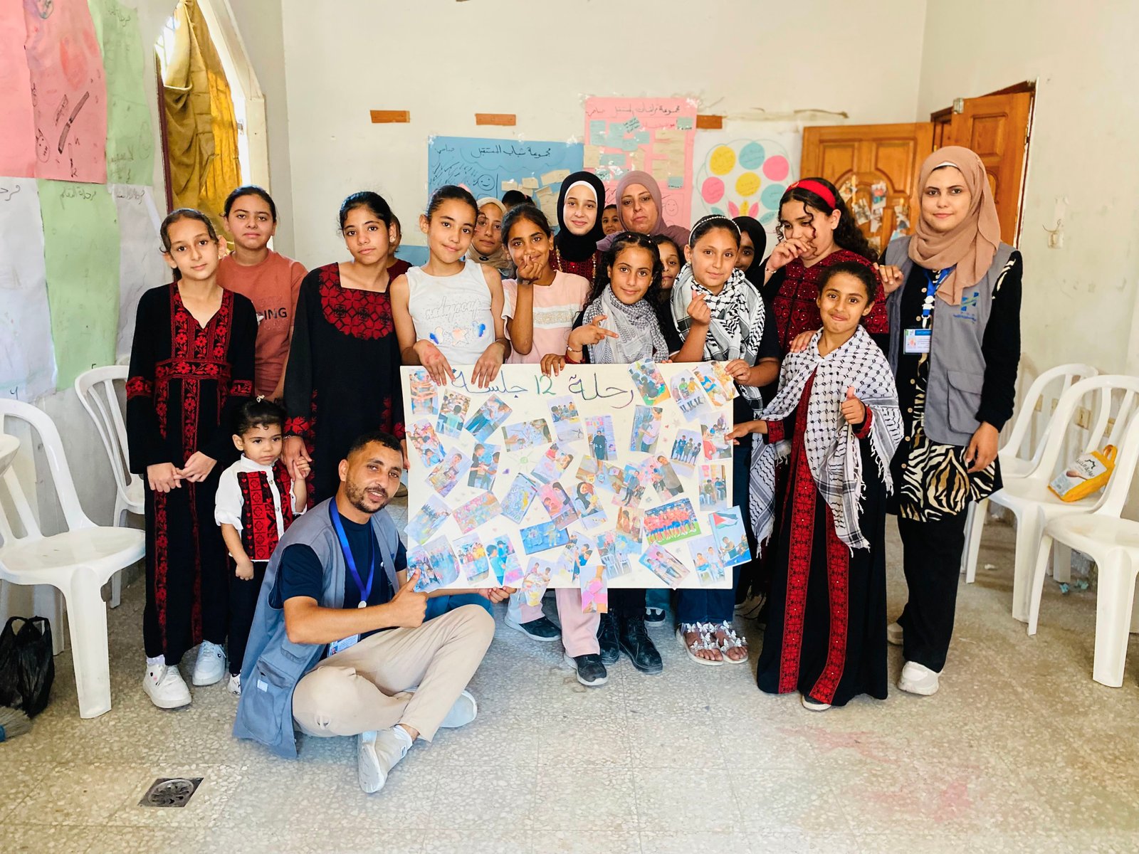 Girls at Al-Maghazi Camp Complete 12 Psychosocial Support Sessions under the Spanish Project