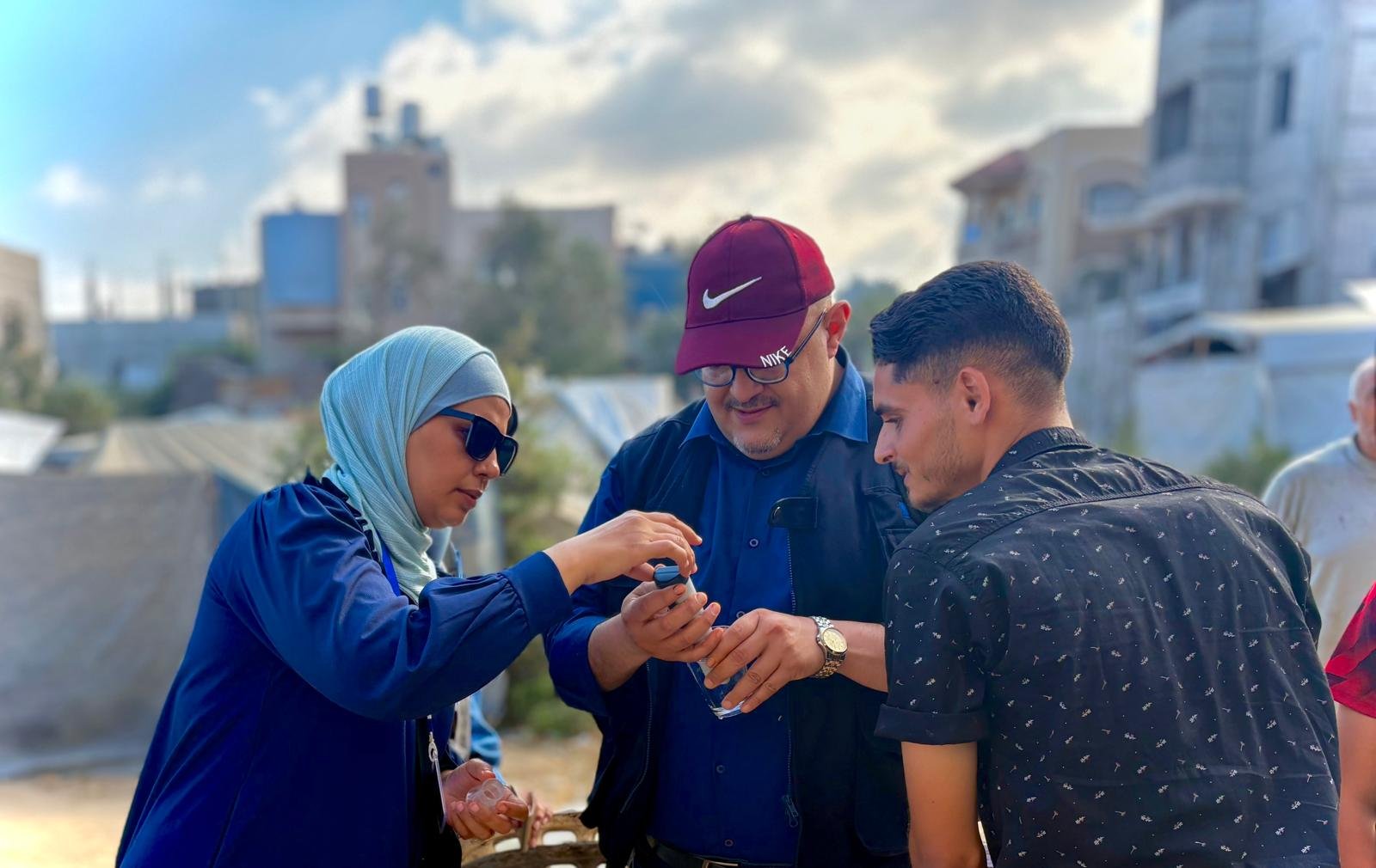 POD Conducts Water Quality Tests before Distribution to Displacement Camps